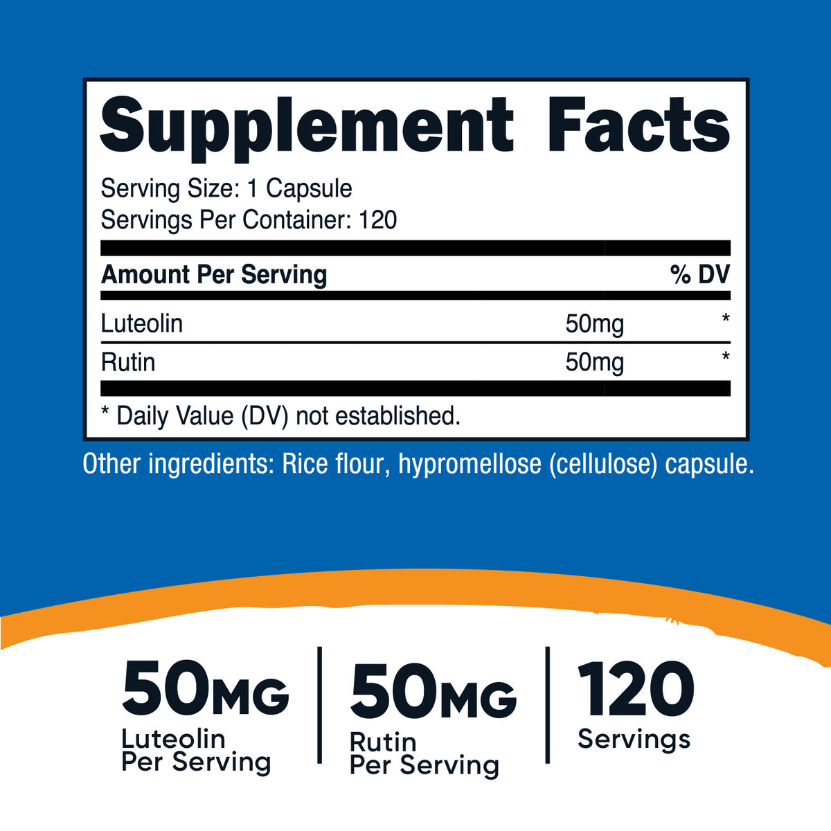 Nutricost Luteolin with Rutin Complex Capsules - Image 3