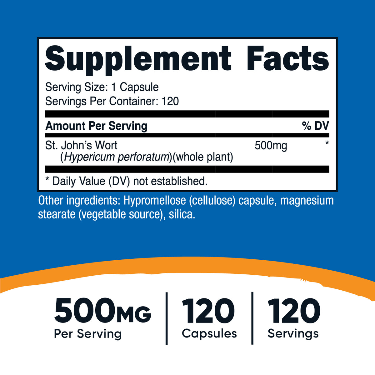 Nutricost St Johns Wort Capsules - Image 3