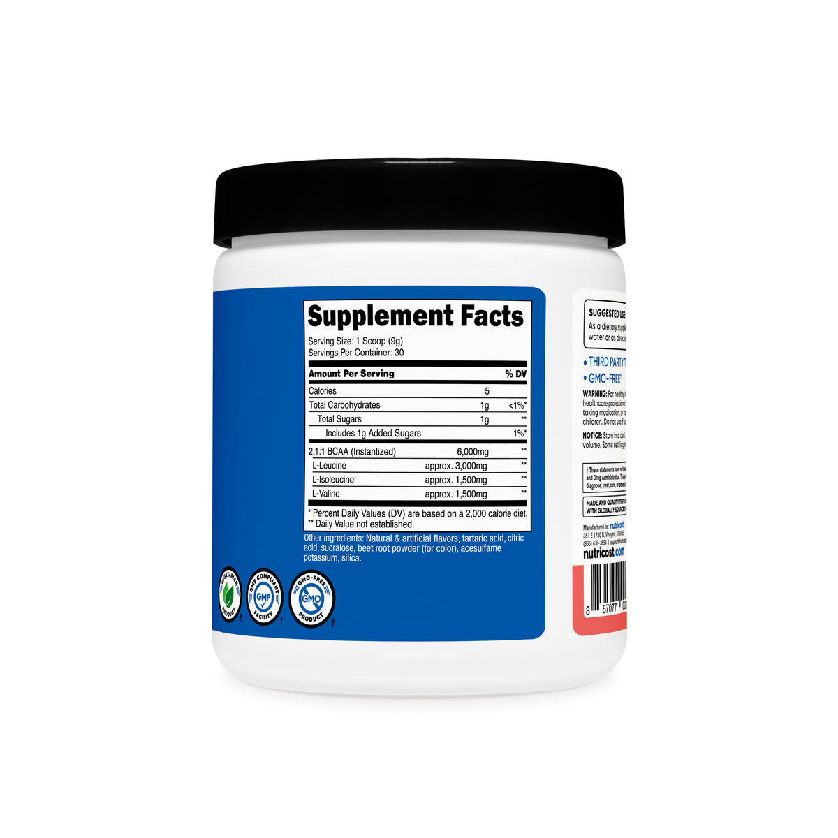 C'BON 192ピース　Ferment Powder +24 PIECES Nutricost BCAA Powder