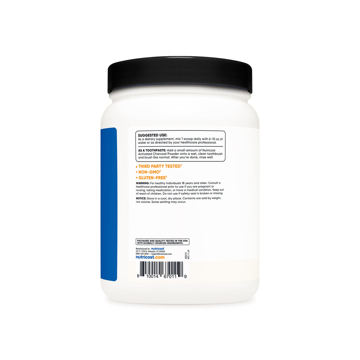 Nutricost Activated Charcoal Powder - Image 4