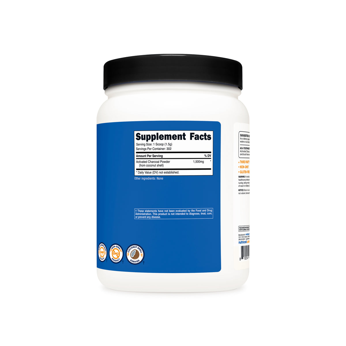 Nutricost Activated Charcoal Powder - Image 3