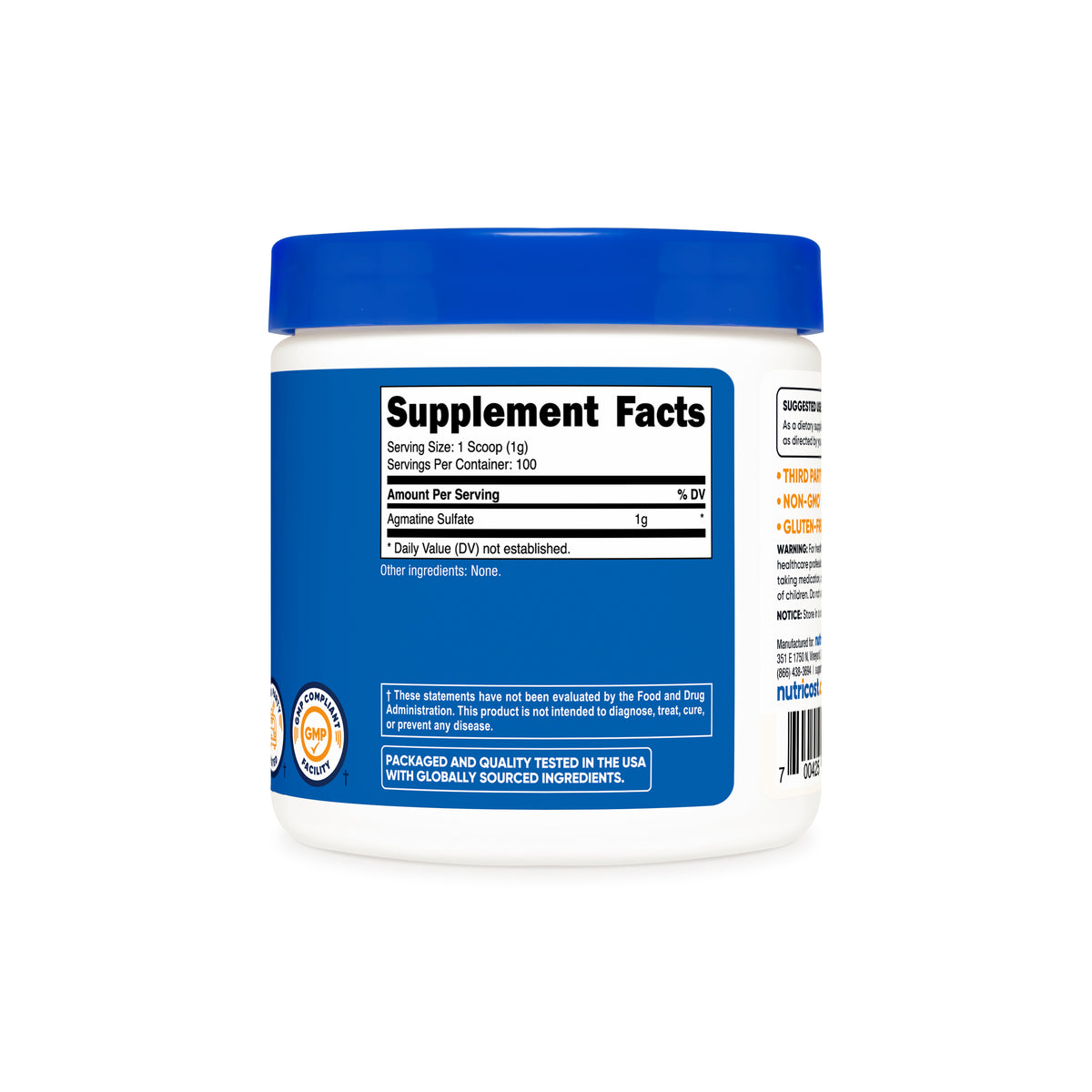 Nutricost Pure Agmatine Sulfate Powder - Image 3