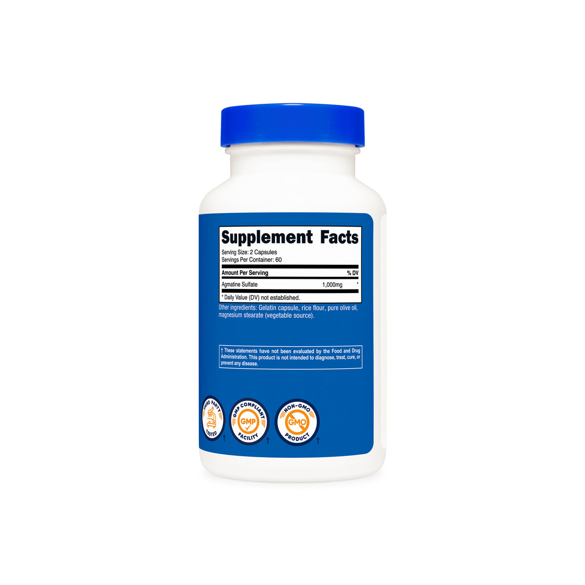 Nutricost Agmatine Sulfate Capsules - Image 3