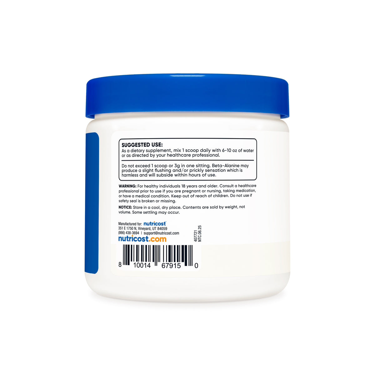 Nutricost Beta Alanine Powder - Image 4