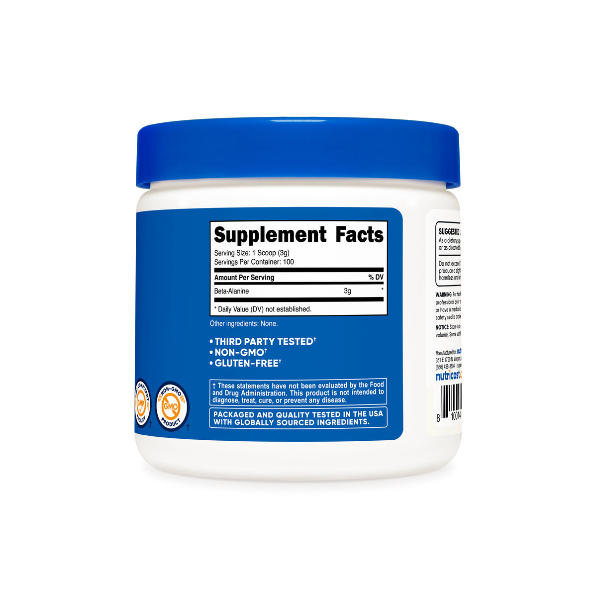 Nutricost Beta Alanine Powder - Image 3