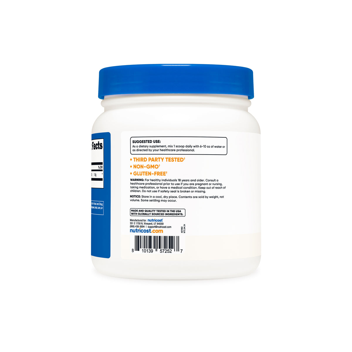 Nutricost Betaine Anhydrous (TMG) Powder - Image 4