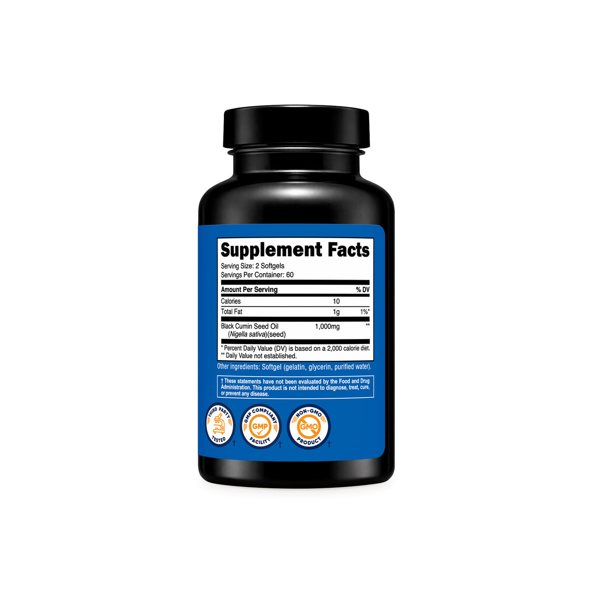 Nutricost Black Cumin Seed Oil - Image 3