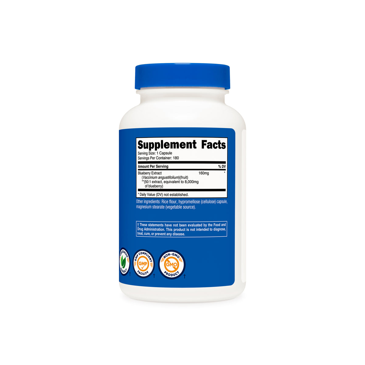 Nutricost Blueberry Extract Capsules - Image 3