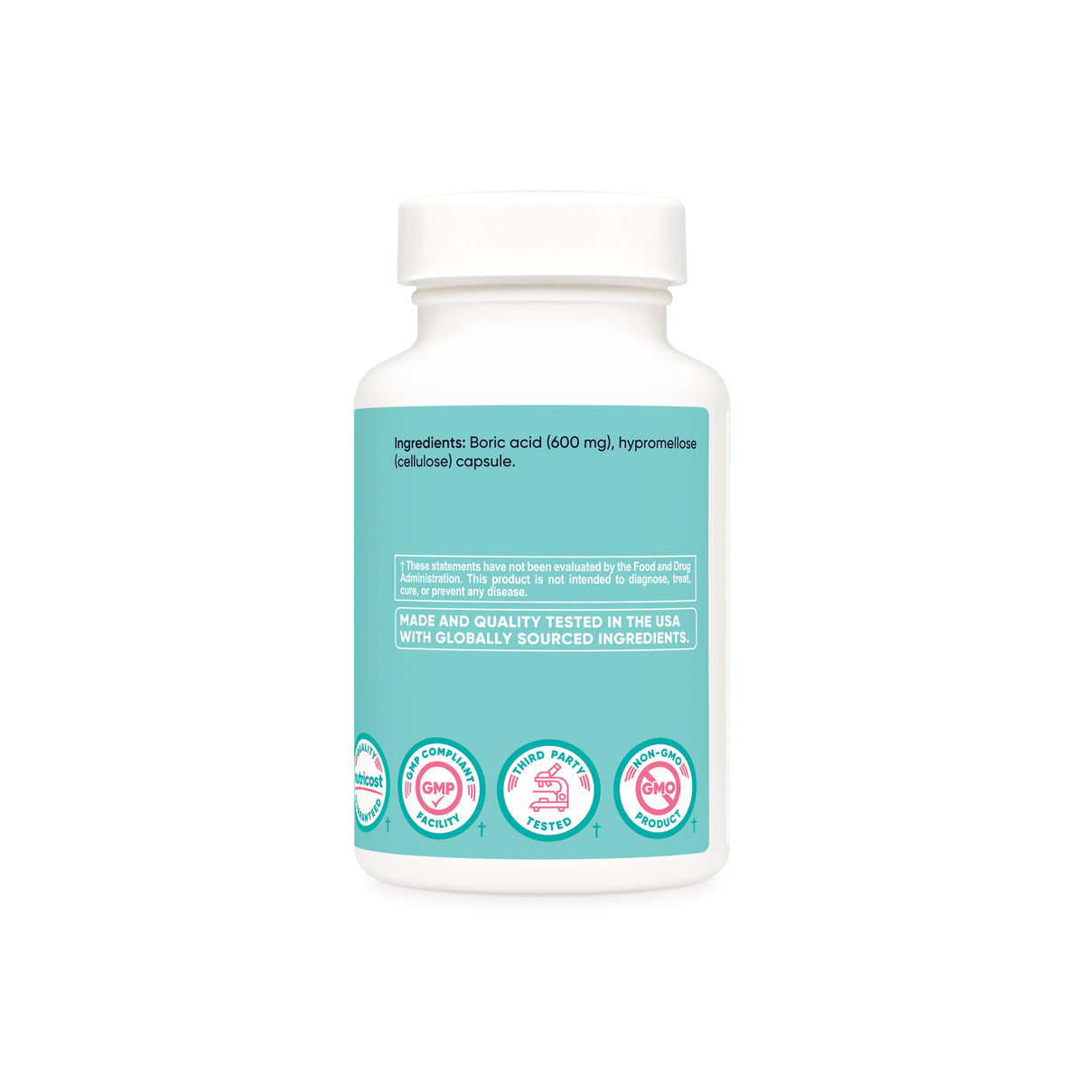 Nutricost Boric Acid Capsules - Image 3