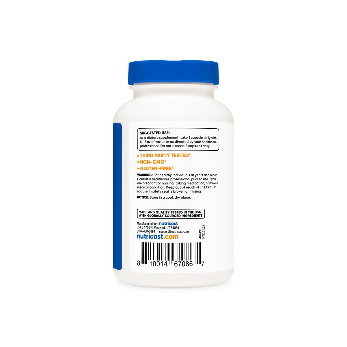 Nutricost Boron Capsules - Image 4