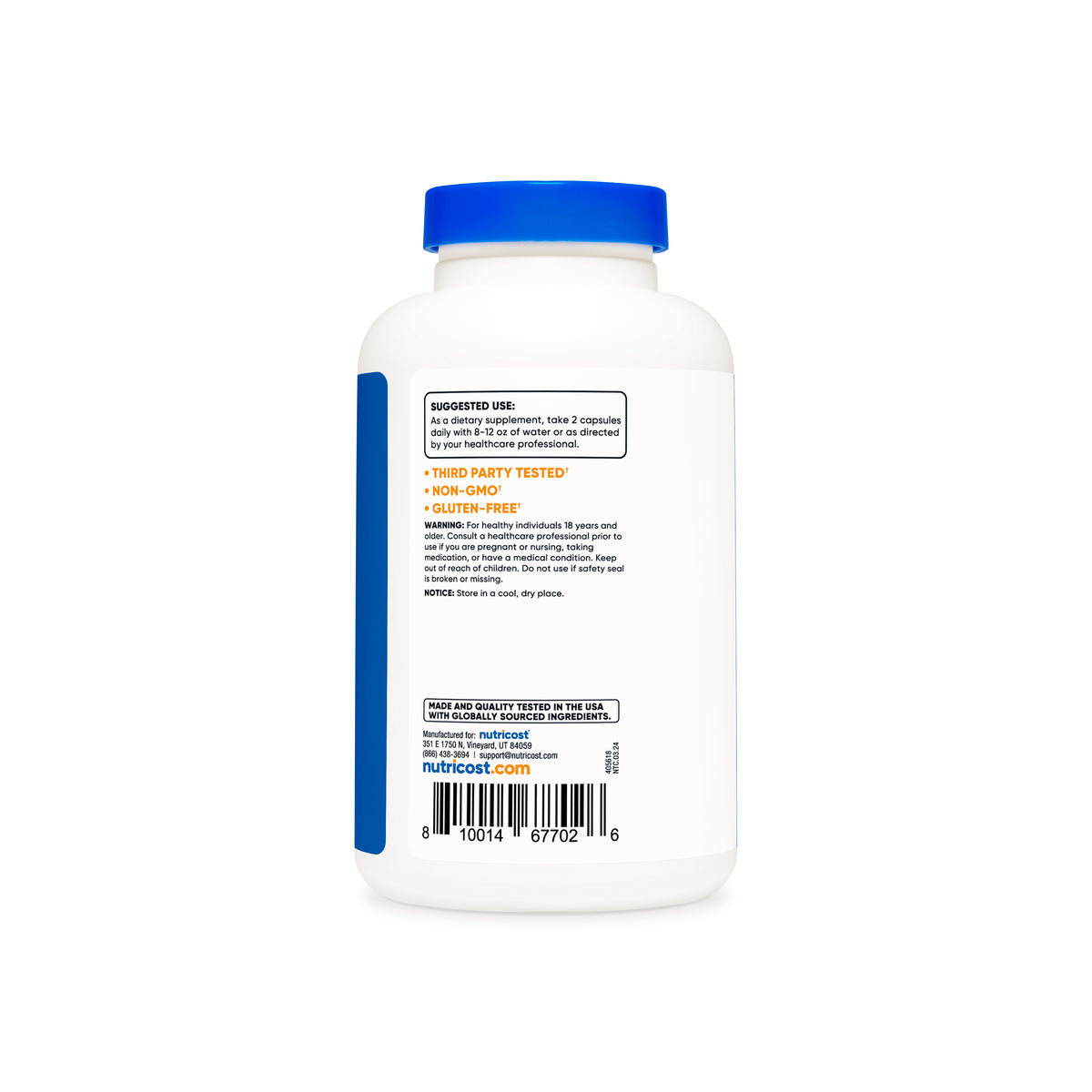 Nutricost Boswellia Extract 65% Boswellic Acid Capsules - Image 4