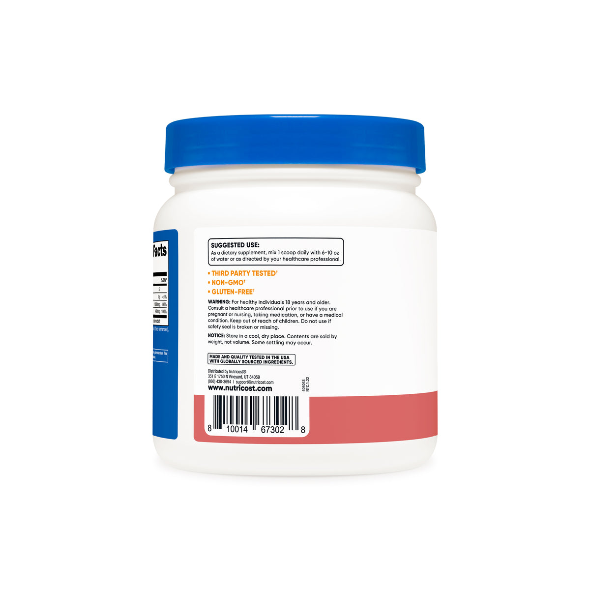 Nutricost Calcium Citrate + Magnesium Citrate Powder - Image 4