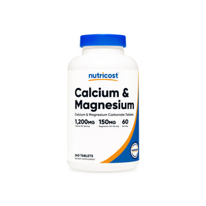 Nutricost Calcium & Magnesium Carbonate Tablets