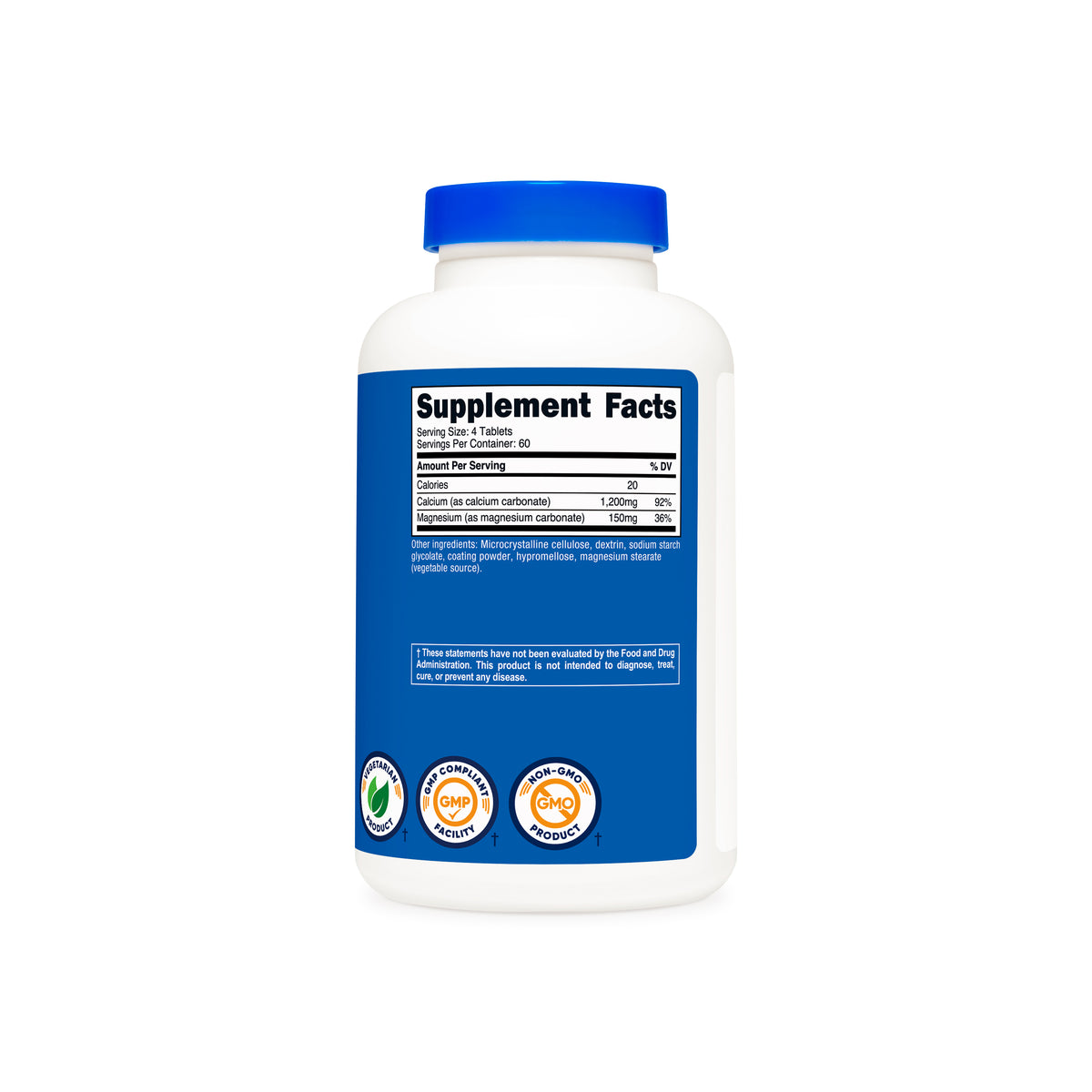 Nutricost Calcium & Magnesium Carbonate Tablets - Image 3