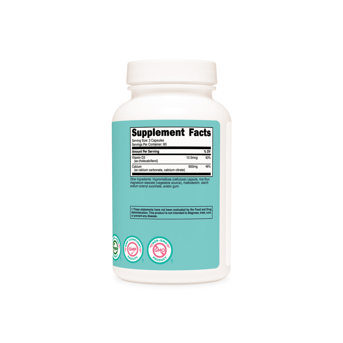 Nutricost Women Calcium + Vitamin D3 - Image 3