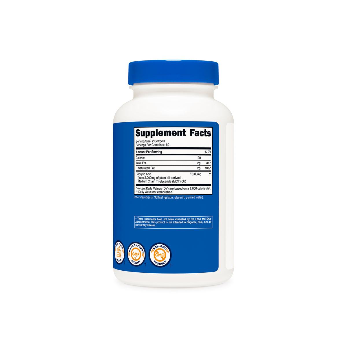 Nutricost Caprylic Acid Softgels - Image 3
