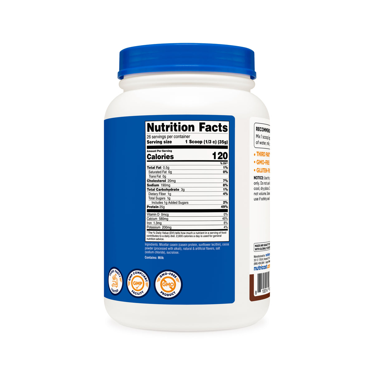Nutricost Casein Protein Powder - Image 3