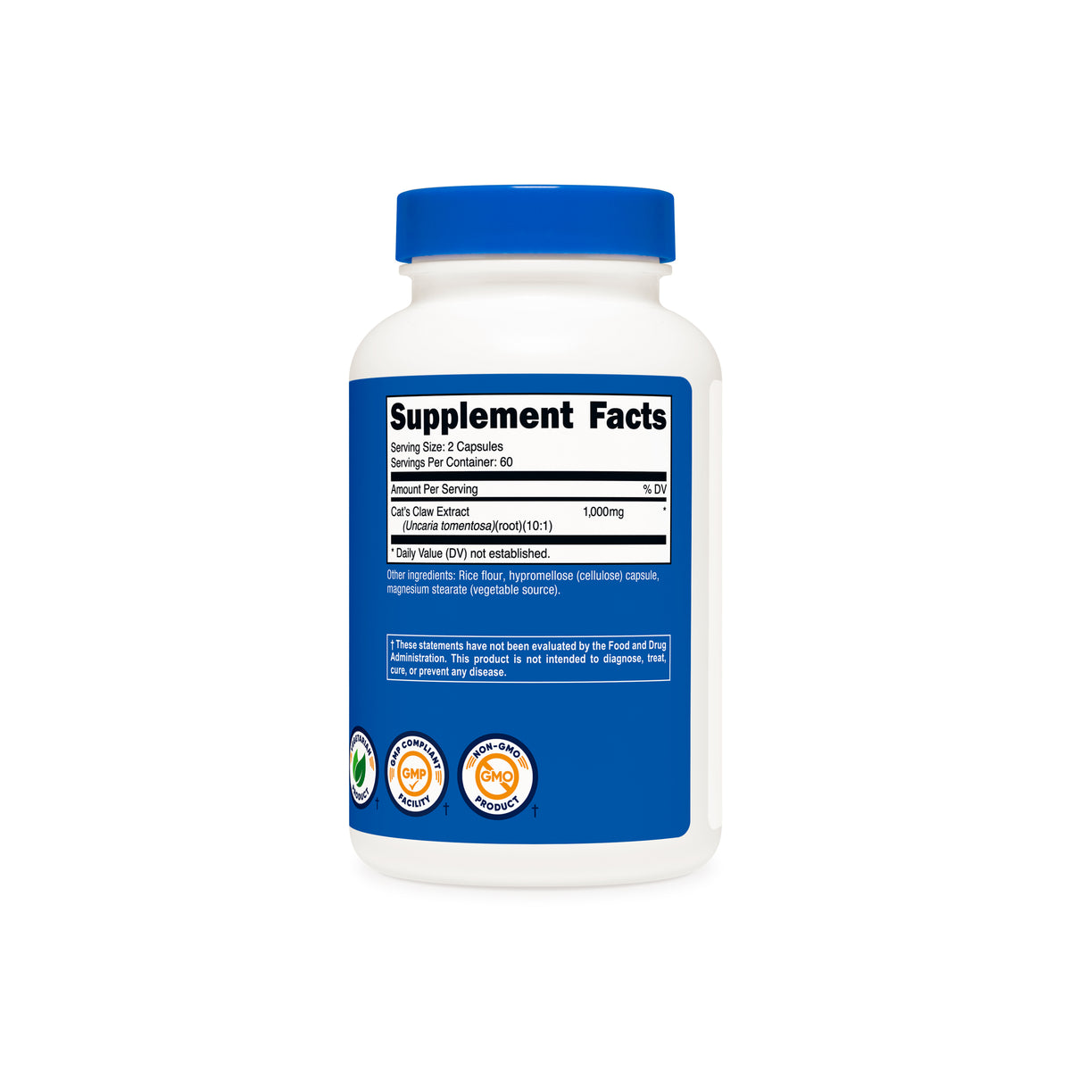 Nutricost Cat's Claw Capsules - Image 3