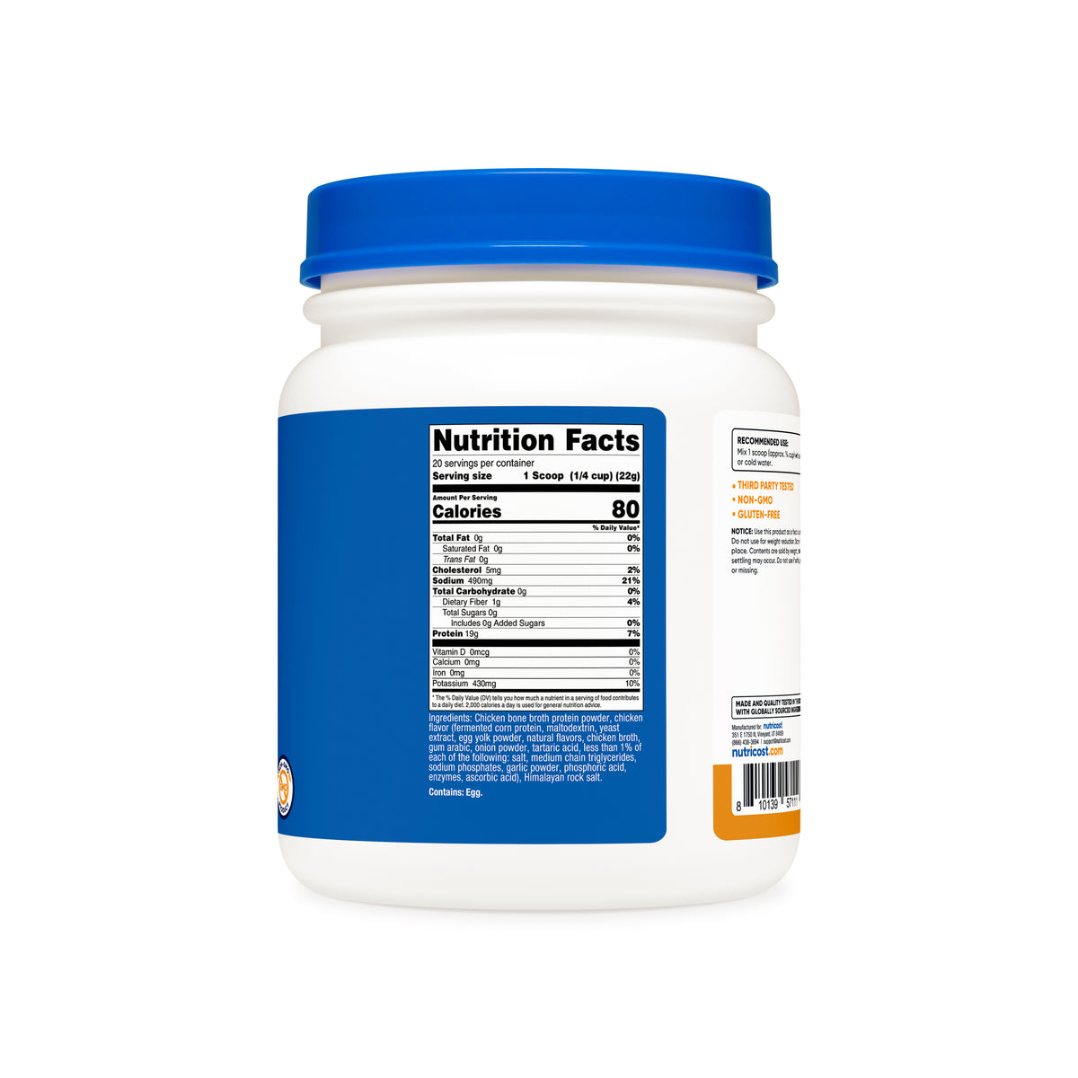 Nutricost Chicken Bone Broth Protein - Image 3