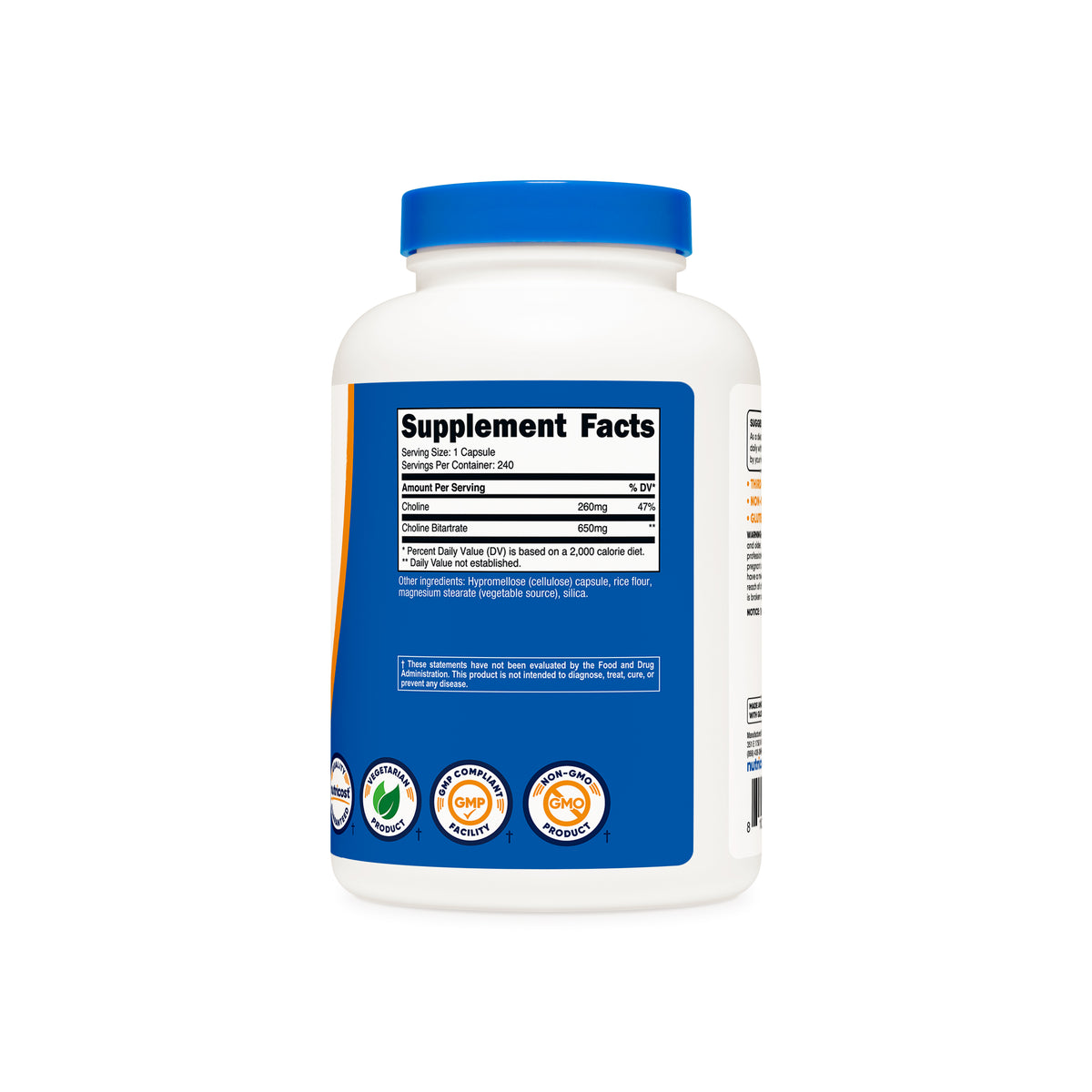 Nutricost Choline Bitartrate Capsules - Image 3