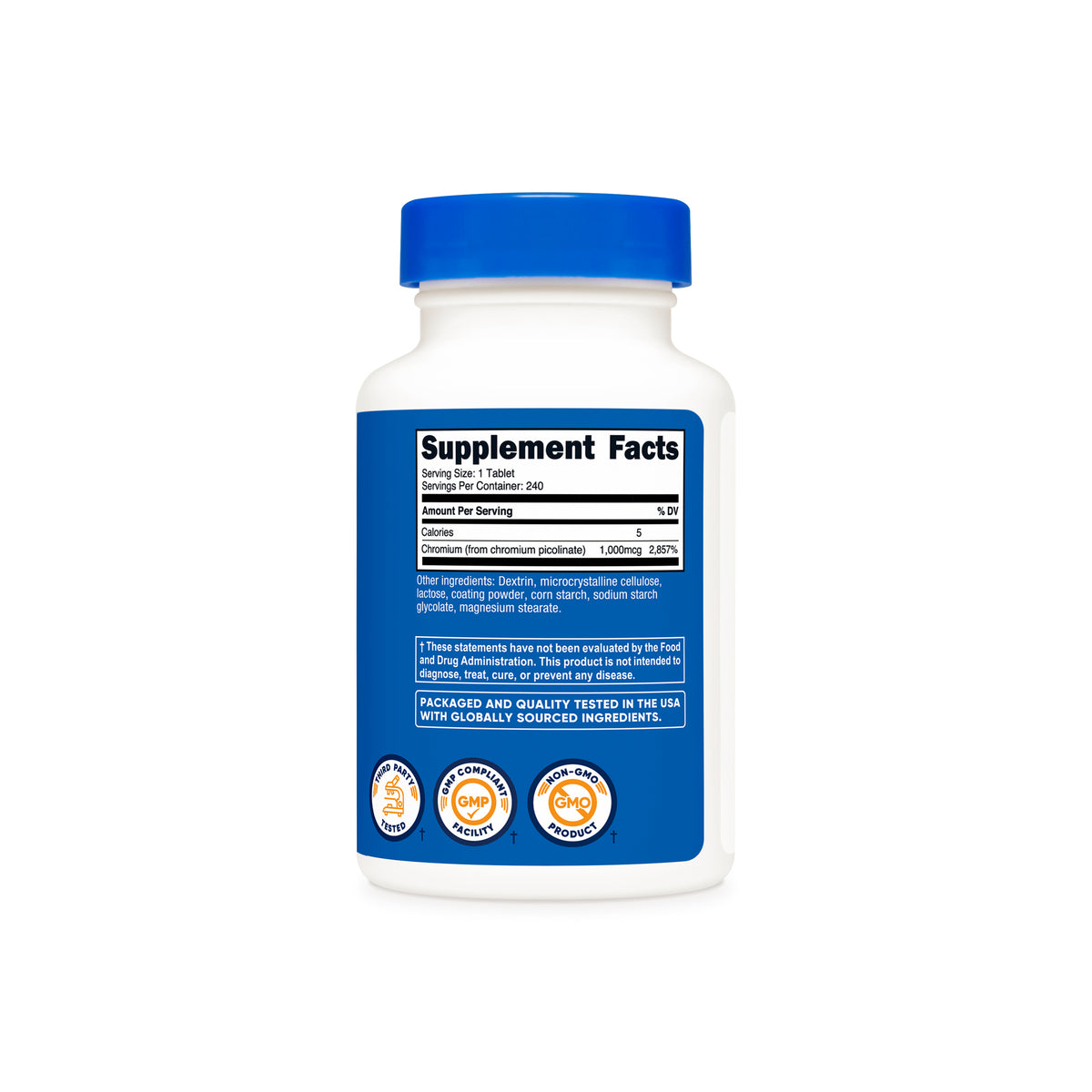 l carnitine chromium picolinate Nutricost Chromium Picolinate Tablets
