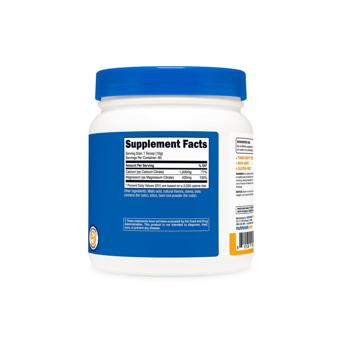 Nutricost Calcium Peach Mango - Image 3