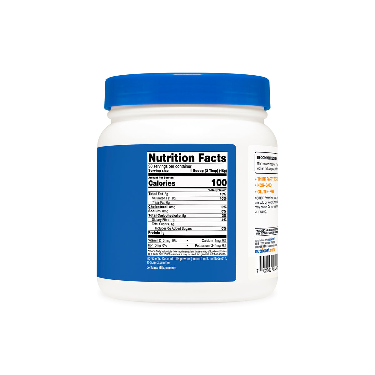 Nutricost Coconut Milk Powder - Image 3