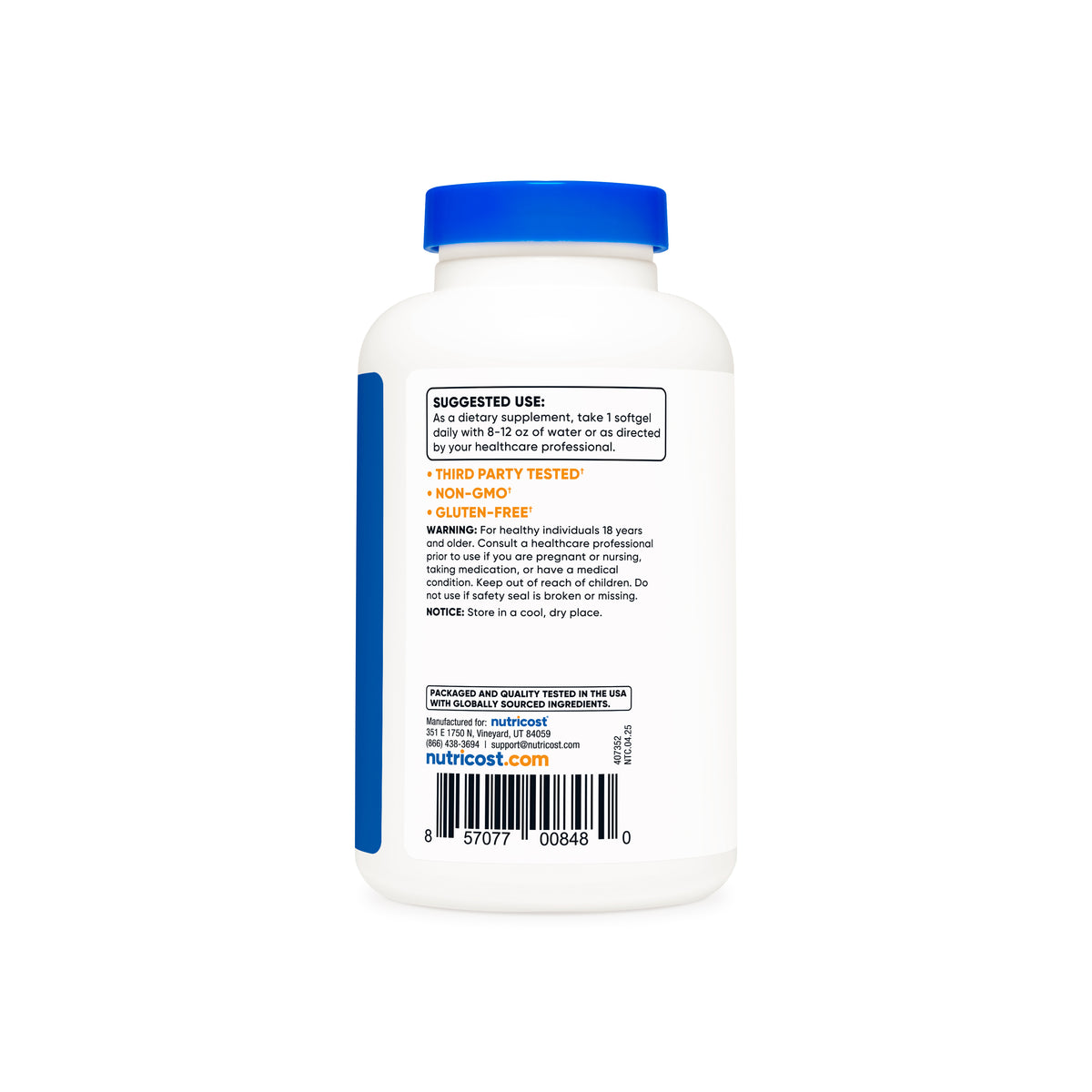 Nutricost Coconut Oil Softgels - Image 4
