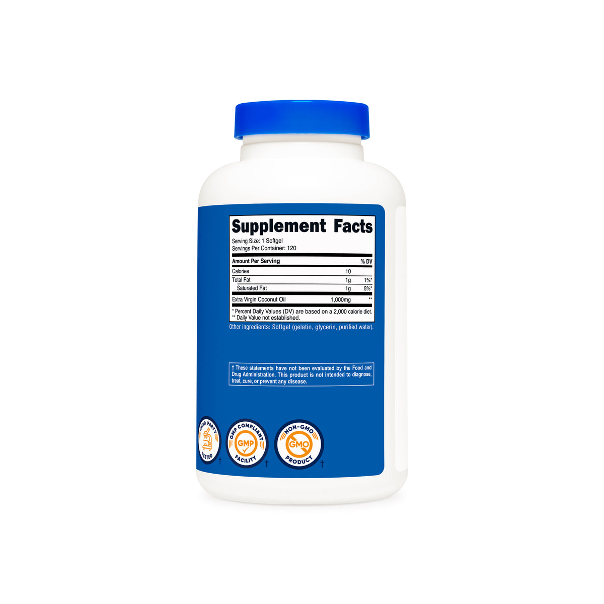 Nutricost Coconut Oil Softgels - Image 3