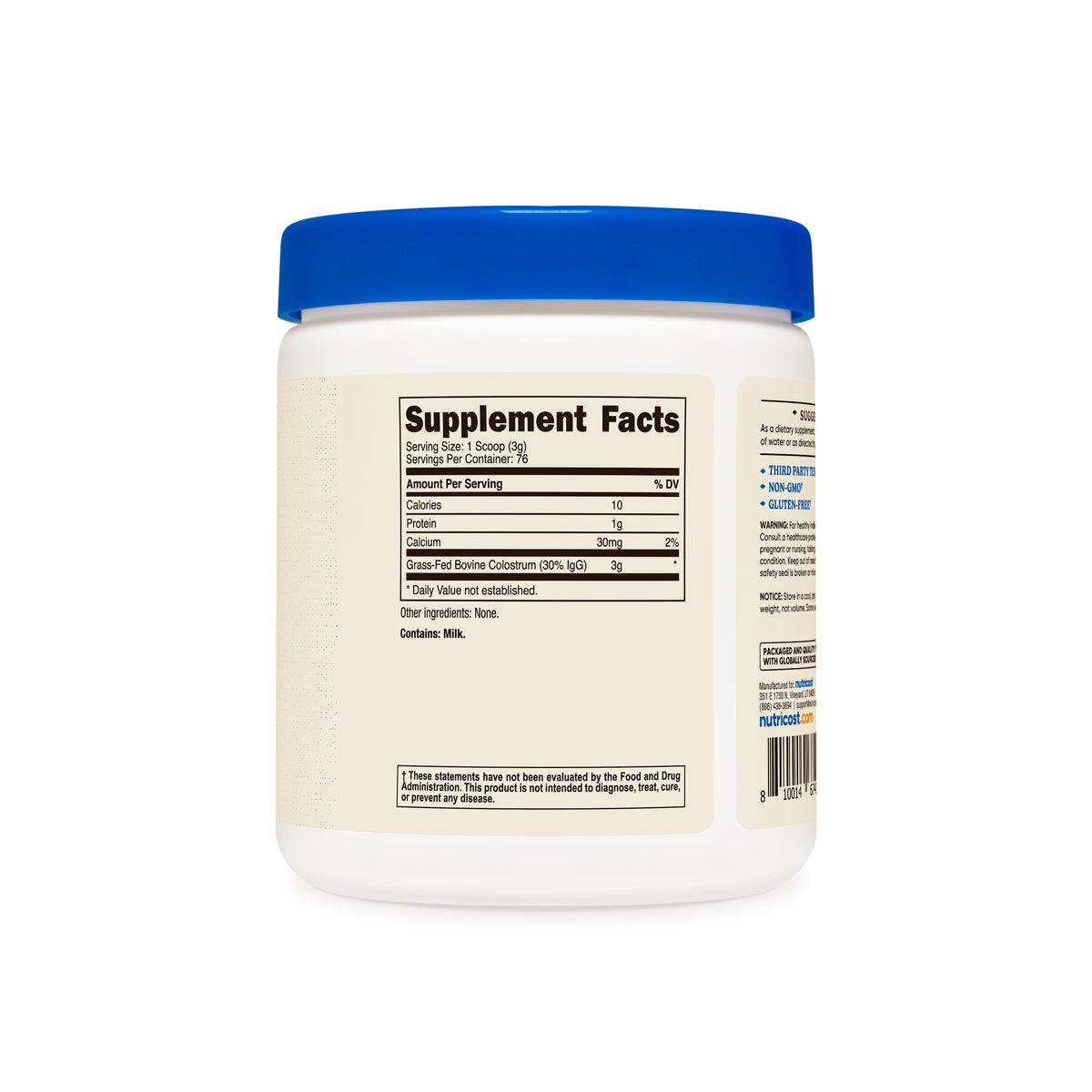 Nutricost Colostrum 30% Powder - Image 3