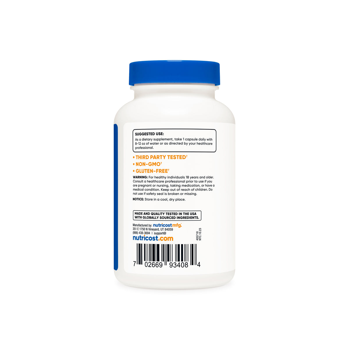 Nutricost Cranberry Extract Capsules (With Vitamin C & E) - Image 4