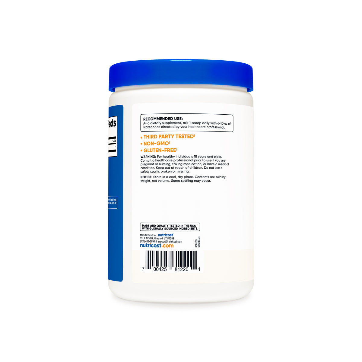 Nutricost D-Aspartic Acid Powder - Image 4