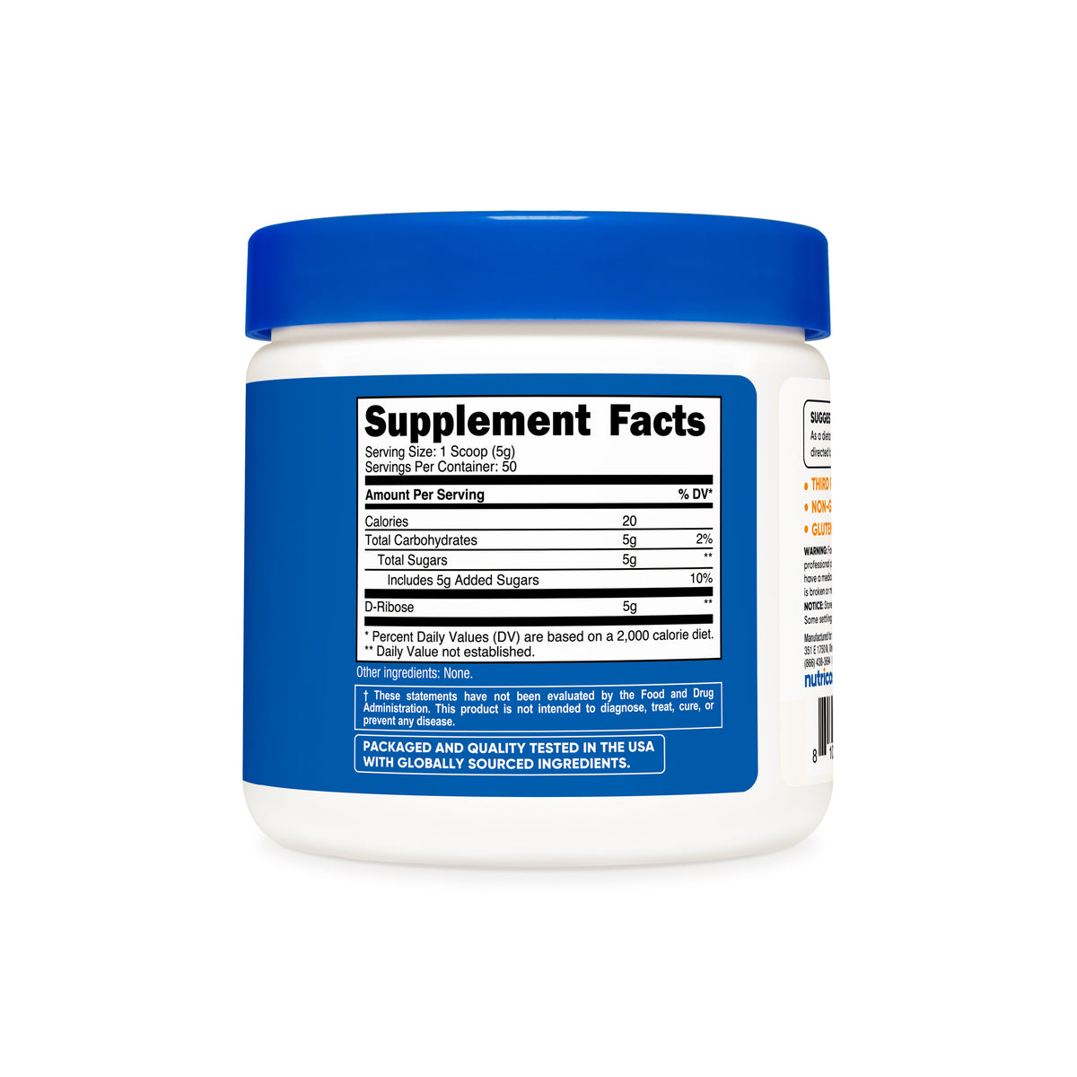 Nutricost D-Ribose Powder - Image 3