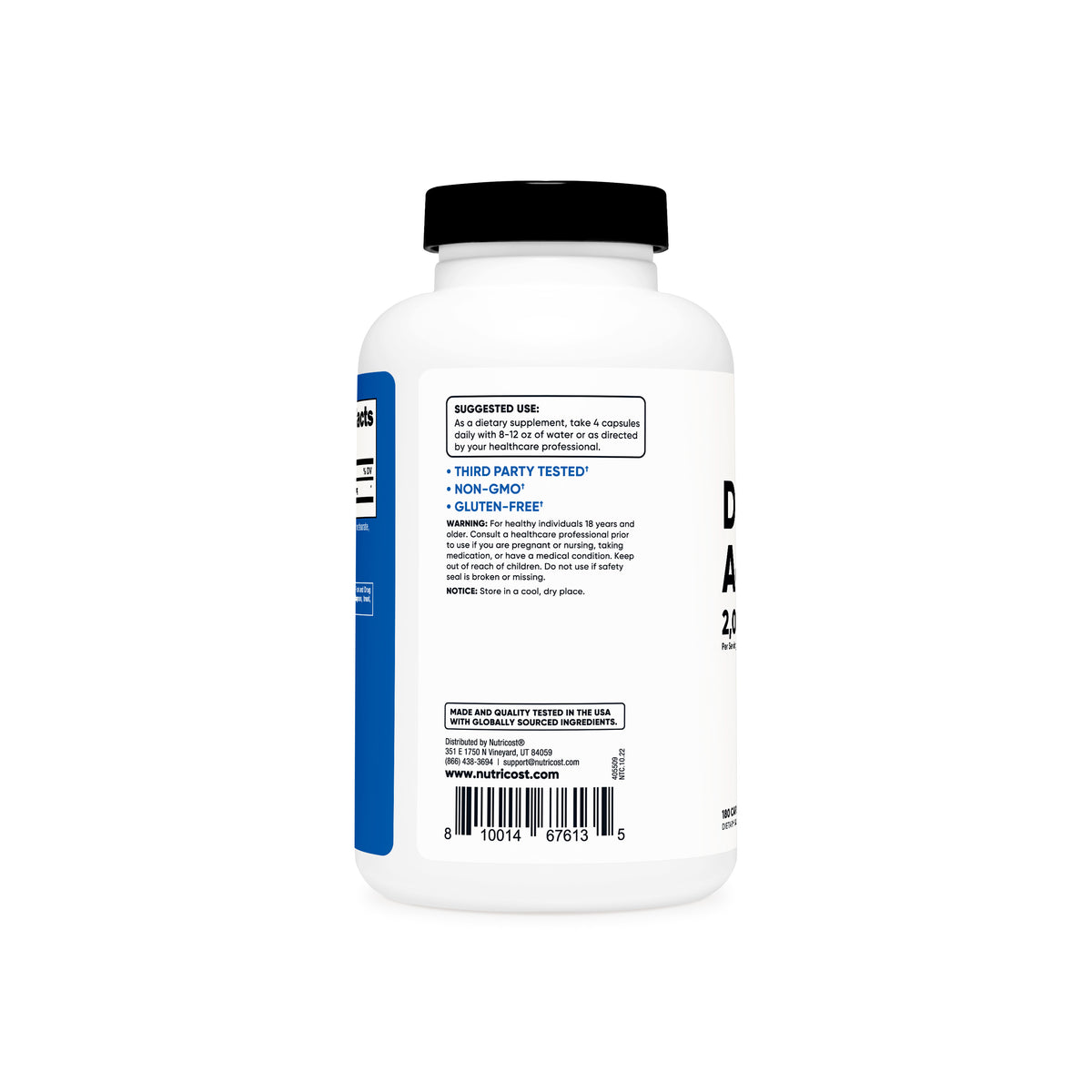 Nutricost D-Aspartic Acid Capsules - Image 4