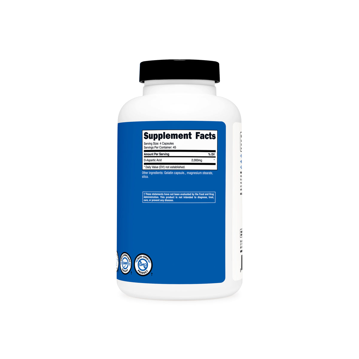 Nutricost D-Aspartic Acid Capsules - Image 3