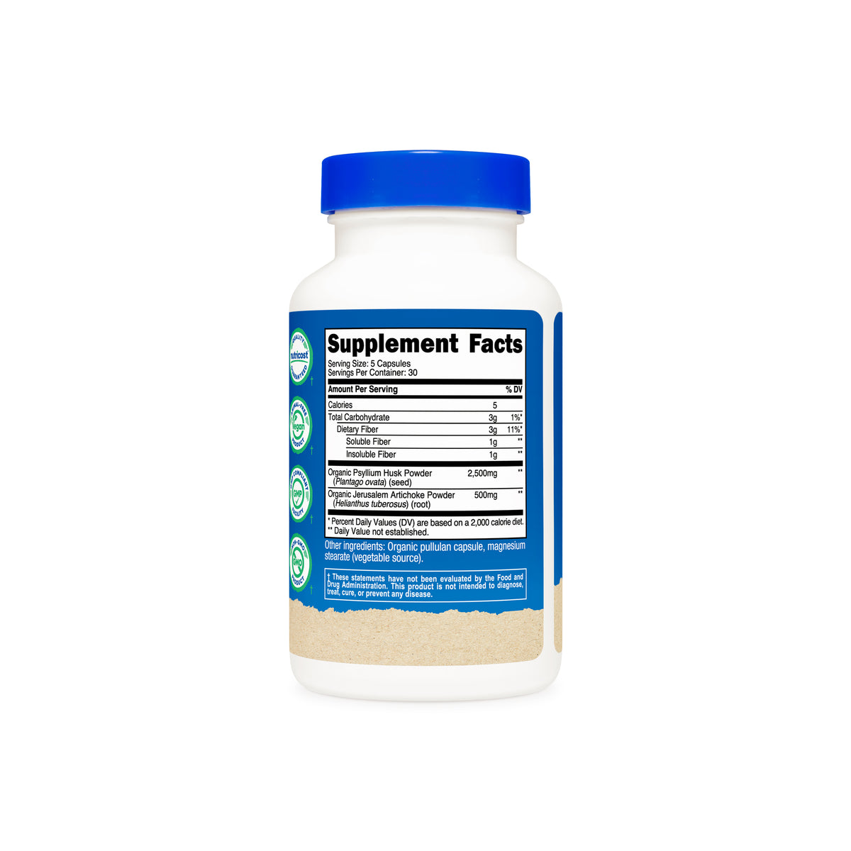 Nutricost Organic Fiber Capsules - Image 3
