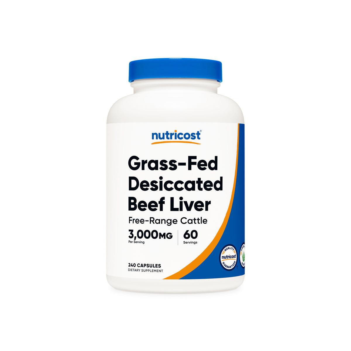 Nutricost Grass-Fed Desiccated Beef Liver Capsules - Image 2