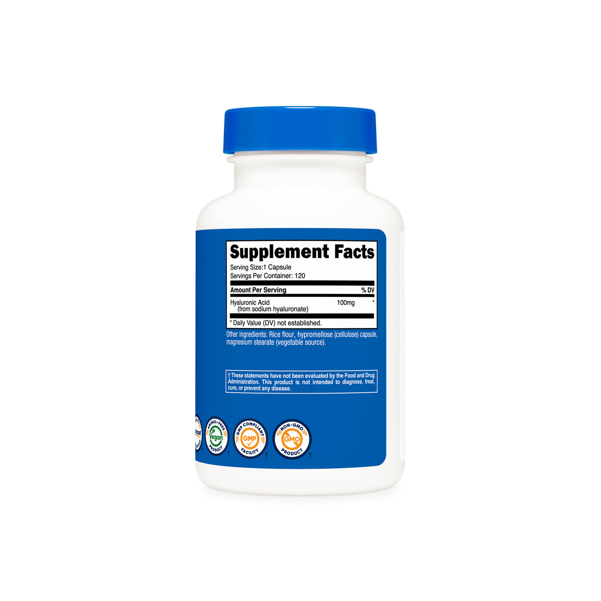 Nutricost Hyaluronic Acid Capsules - Image 3