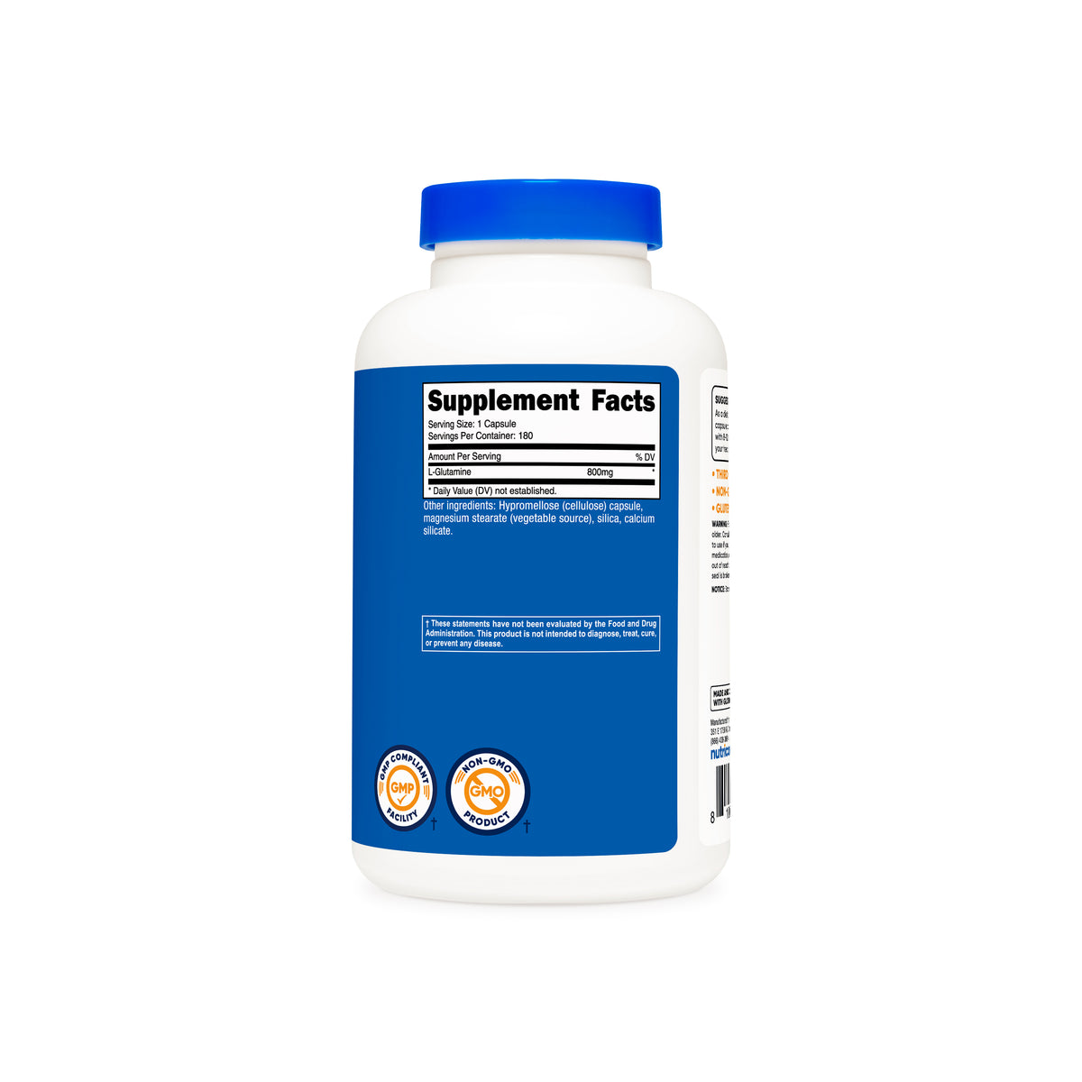 Nutricost L-Glutamine Capsules - Image 3