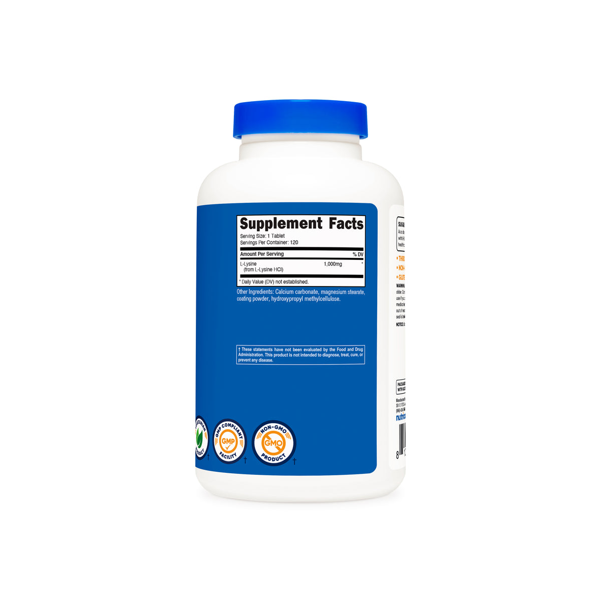 l lysine l carnitine Nutricost L-Lysine Tablets 240 Tablets
