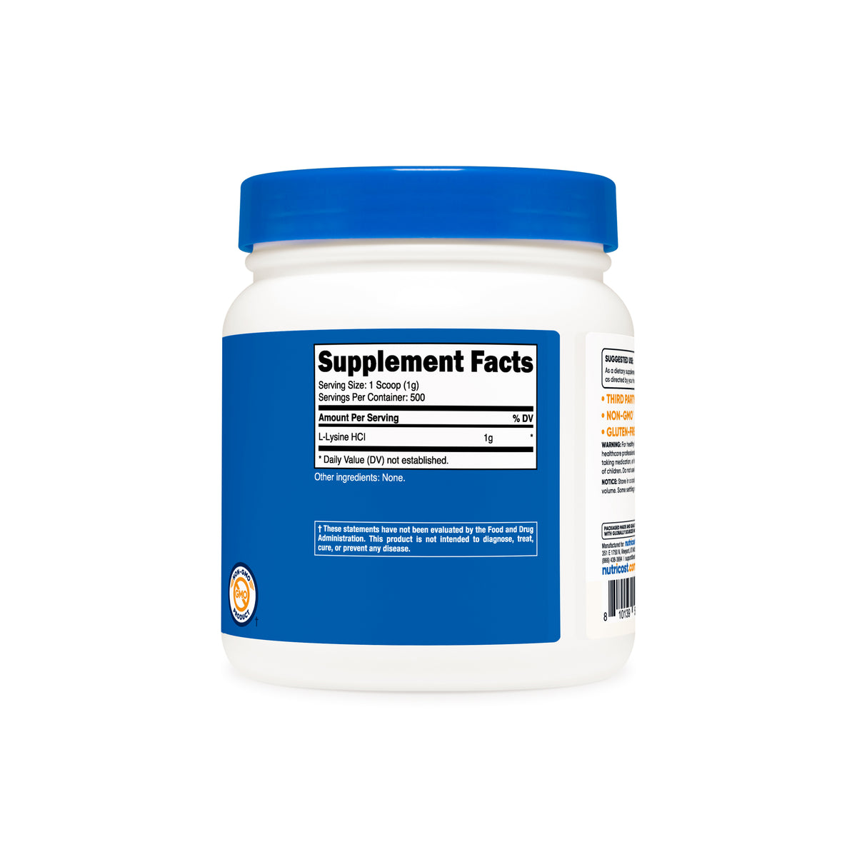 Nutricost L-Lysine Powder - Image 3