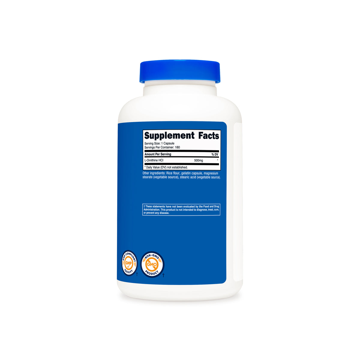 l carnitine & l ornithine Nutricost L-Ornithine Capsules