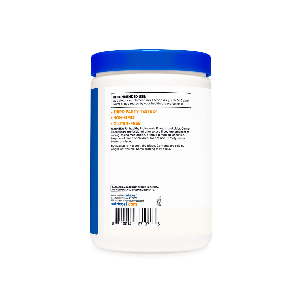 Nutricost L-Proline Powder - Image 4