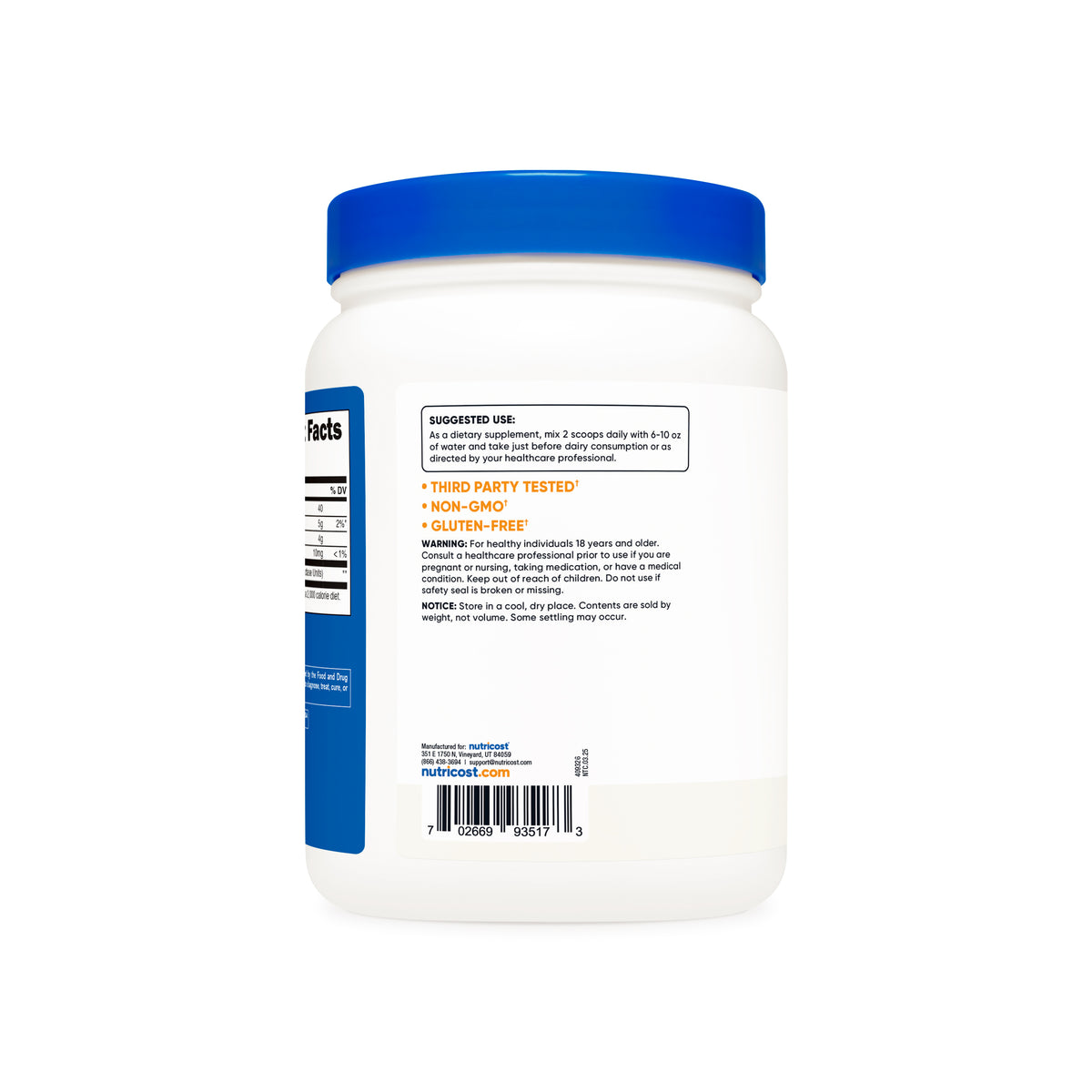 Nutricost Lactase Powder - Image 4