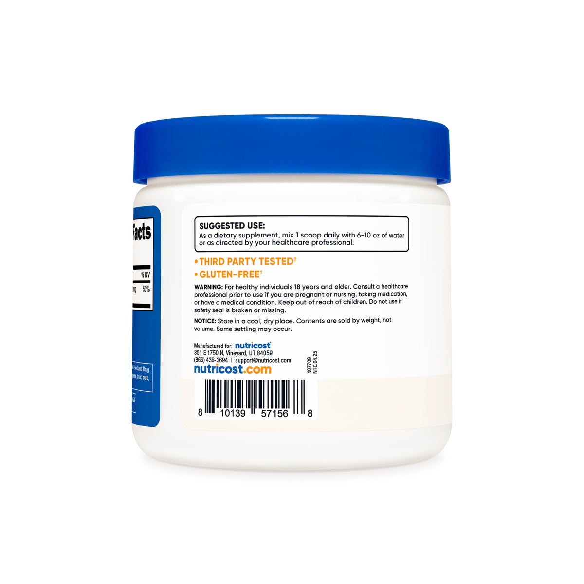 Nutricost Magnesium Glycinate Powder - Image 4
