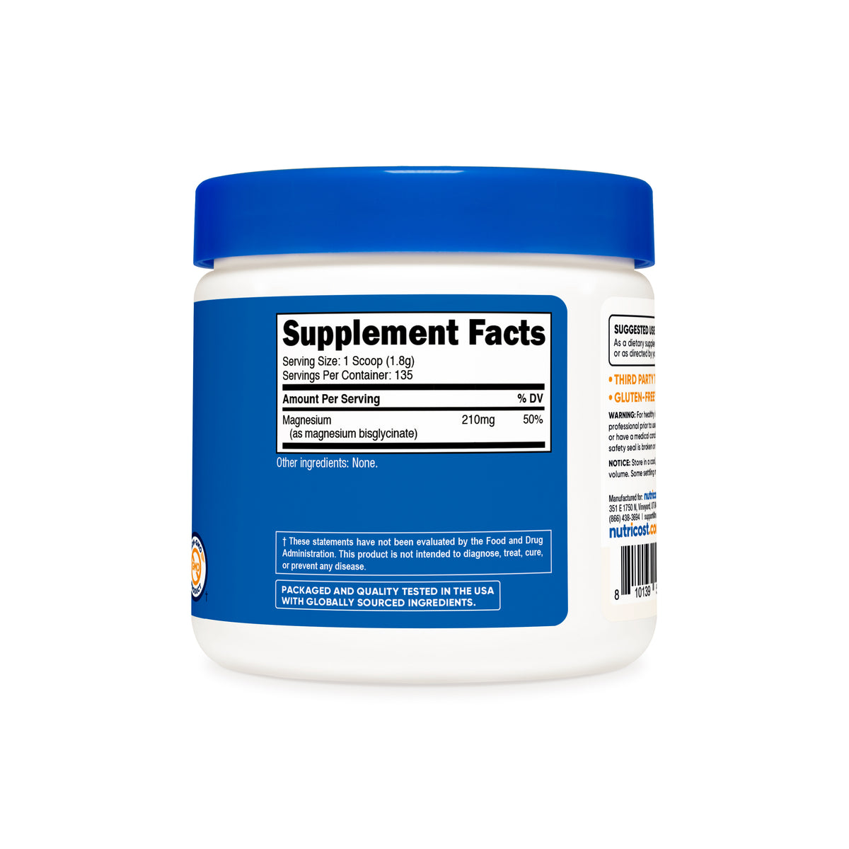 Nutricost Magnesium Glycinate Powder - Image 3