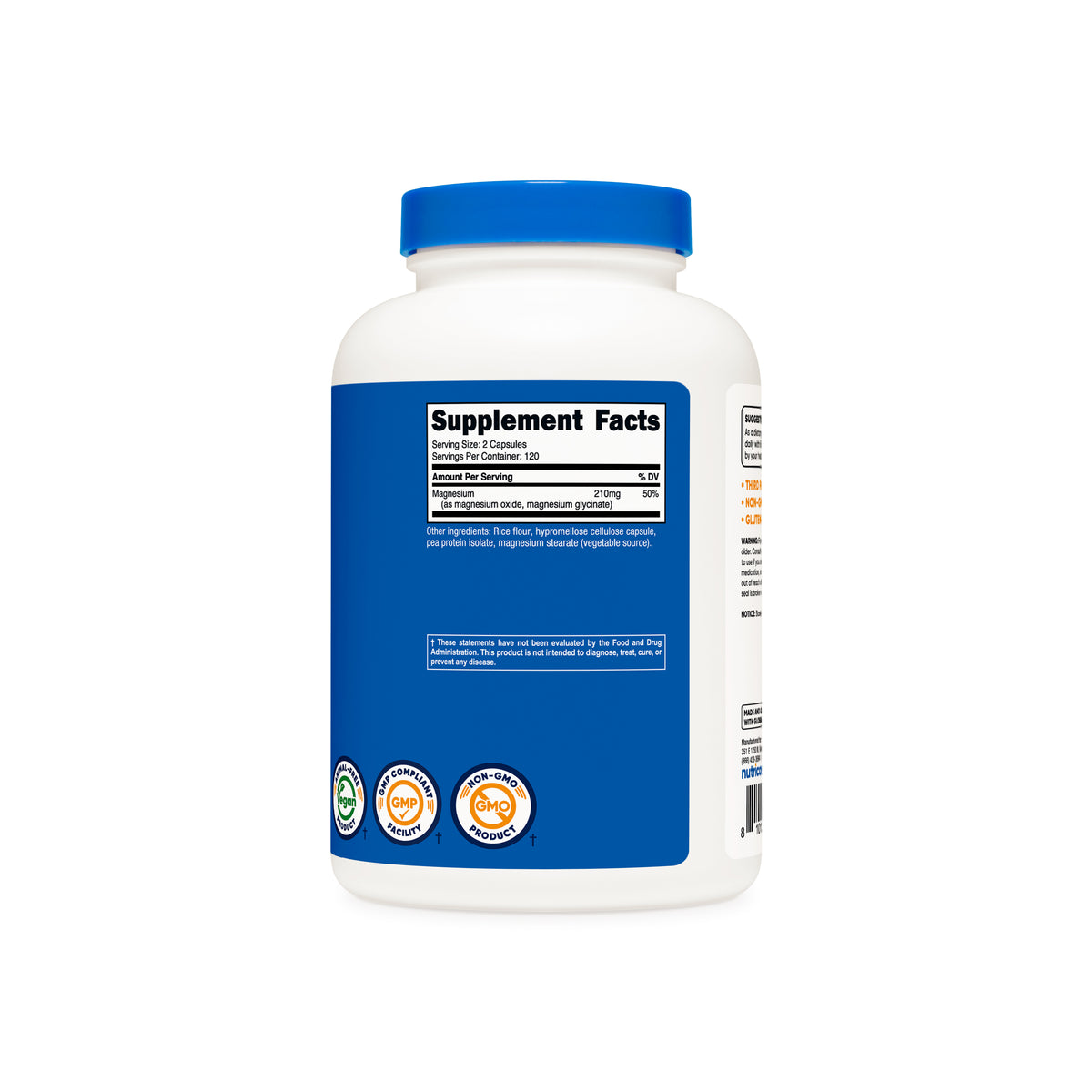 Nutricost Magnesium+ (Regular Strength) - Image 3