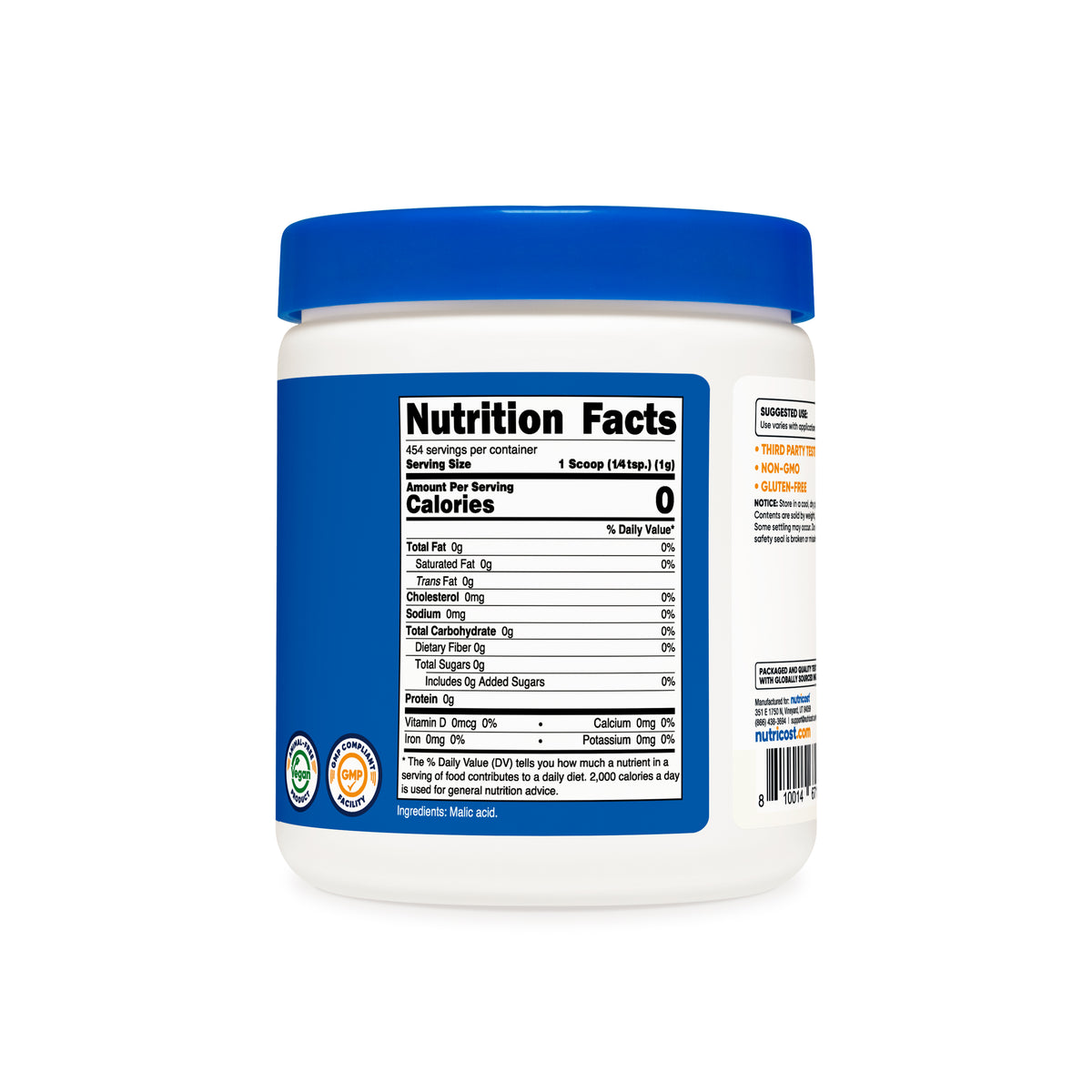 Nutricost Malic Acid Powder - Image 3