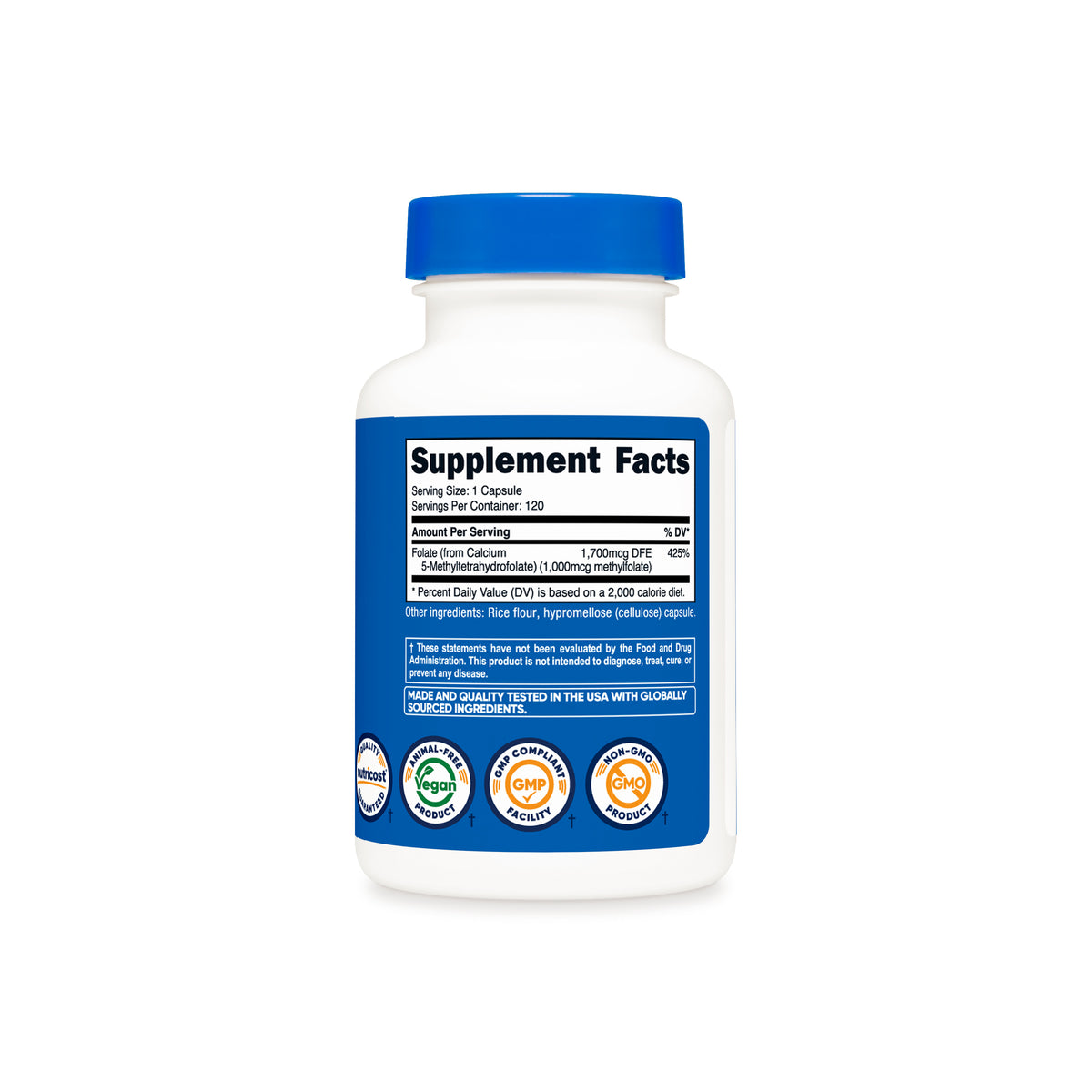 Nutricost L-Methylfolate - Image 3