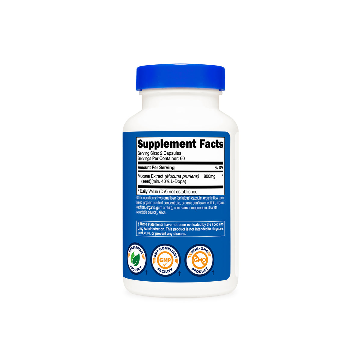 Nutricost Mucuna Pruriens Capsules - Image 3